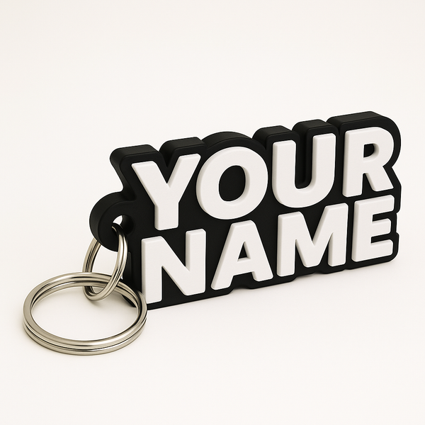 3D Custom Keychain – Your Name or Phrase