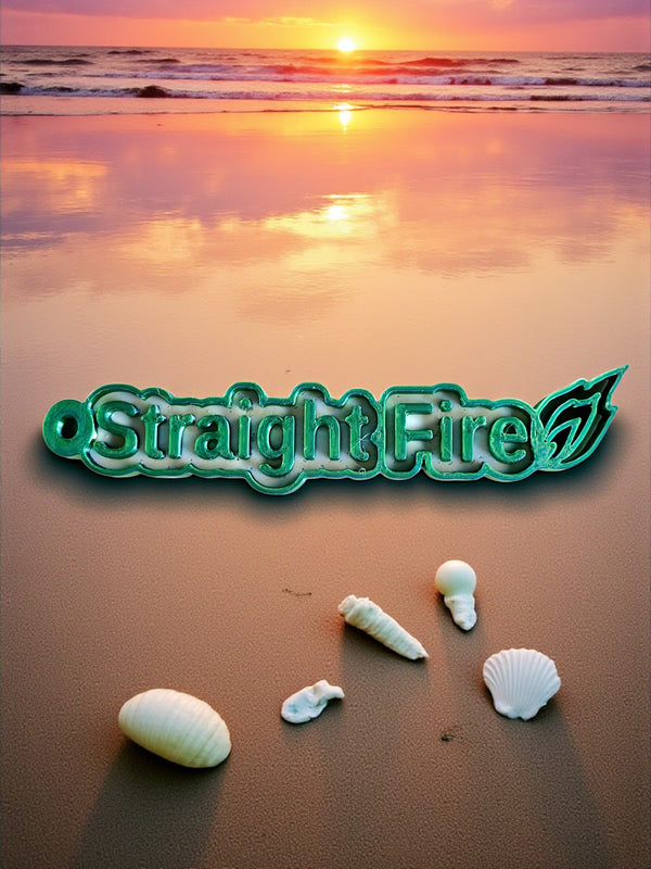 Straight Fire - Slanguage Keychain